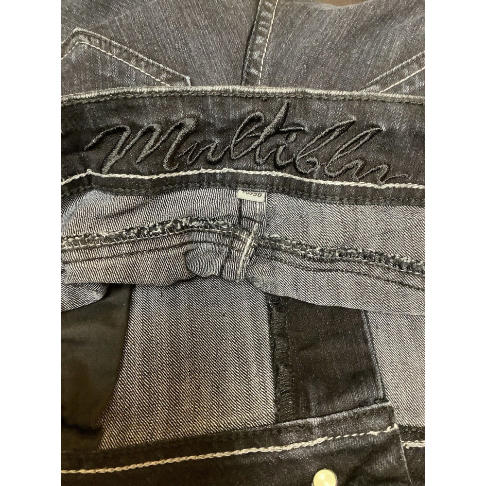 Multiblu Women's Jeans W40 L30 Blue Dark Blue Used Straight Stretch German